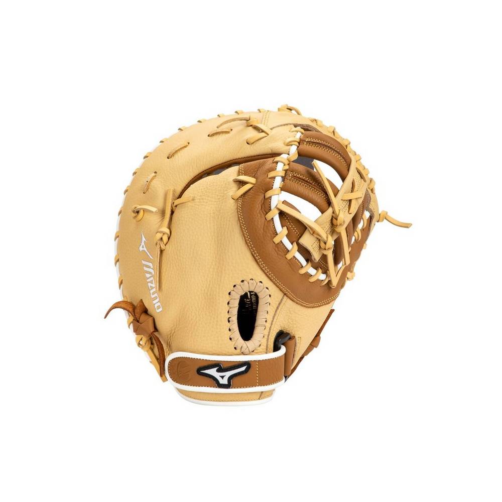 Catchers Mitt Mizuno Baseball Franchise Series First Base 12.5" Uomo - Marroni - 17582-CGDK